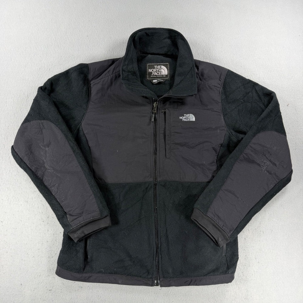 The North Face Denali Fleece Jacket Womens Large Black Full Zip Outdoor Coat